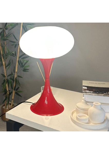 Mesa Beyaz Cam Masa Lambası Dekoratif Abajur Çocuk Odası Başucu Lambası Okuma Lambası indirimleri