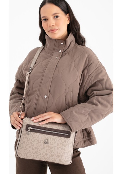 Benetton Kadın Çapraz Çanta Taş-Kahve BNT1637