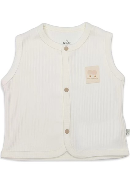 Litaetrend Modal Flying Balloons Bebek Yelek BS18110 Ekru