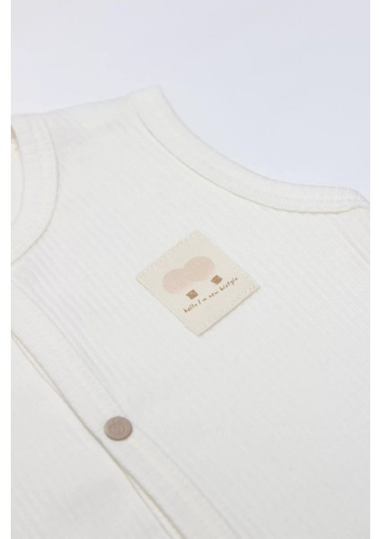 Litaetrend Modal Flying Balloons Bebek Yelek BS18110 Ekru fırsatları