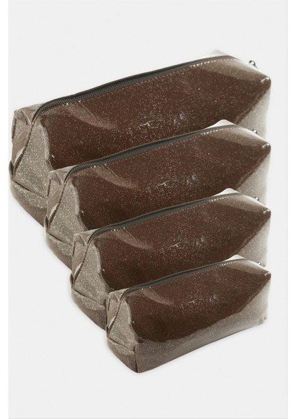 4 Adet El Tutmalı Makyaj Çantası