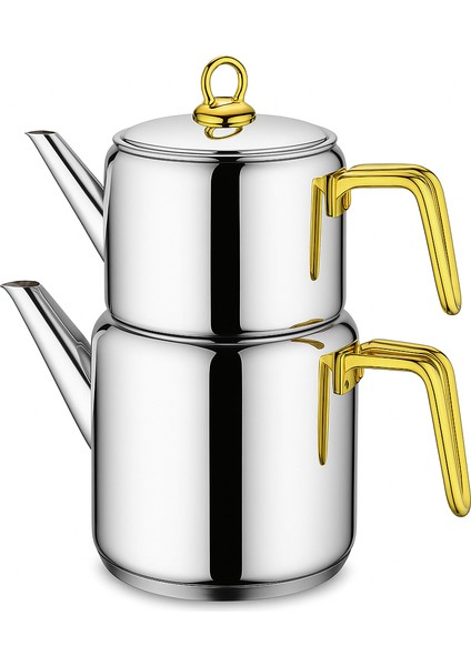 Sara Maxi Boy Çelik Çaydanlık Serisi