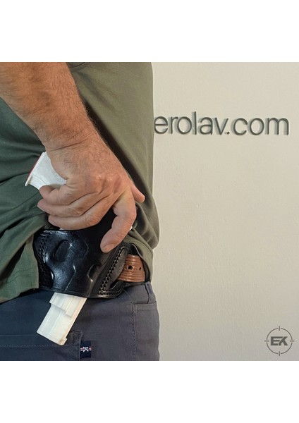 Browning Hp, Yavuz 14 ve Zig 14 Uyumlu Siyah Deri Yarım Kelebek Silah Kılıfı indirimleri