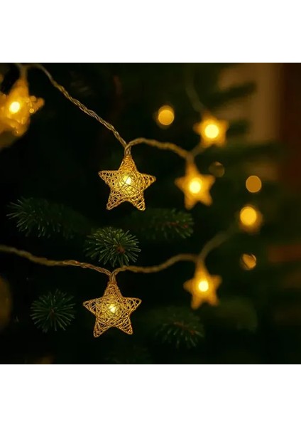 3m 20 LED Pilli Yıldız LED fırsatları