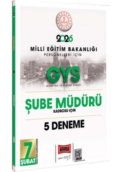 Yargı Yayınları 2026 Meb Personelleri Için Gys Şube Müdürü Kadrosu Için 5 Deneme