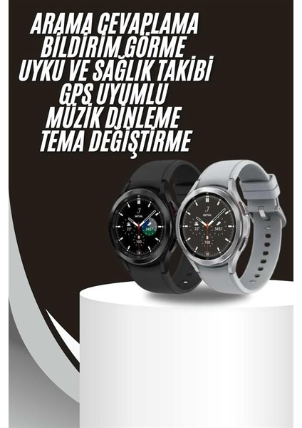 Akıllı Saat Bluetooth Bağlantılı Yuvarlak Ekran Plastik Kordonlu - EMY7160-4317