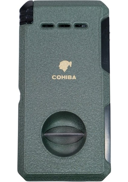 Çift Torch Pürmüz Yeşil Puro Çakmağı