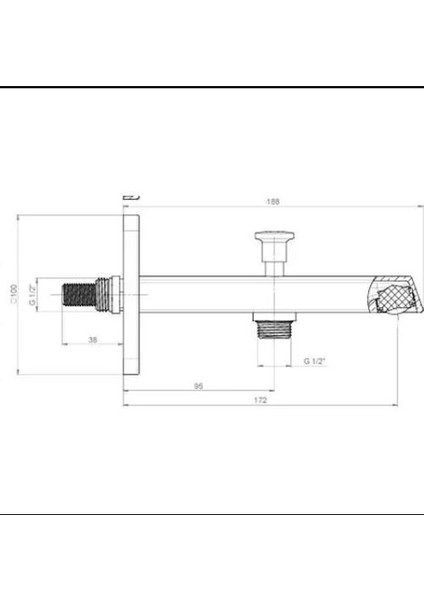 Kare Çıkış Ucu (El Duşu Çıkışlı) - A5A087CC0K fiyatları