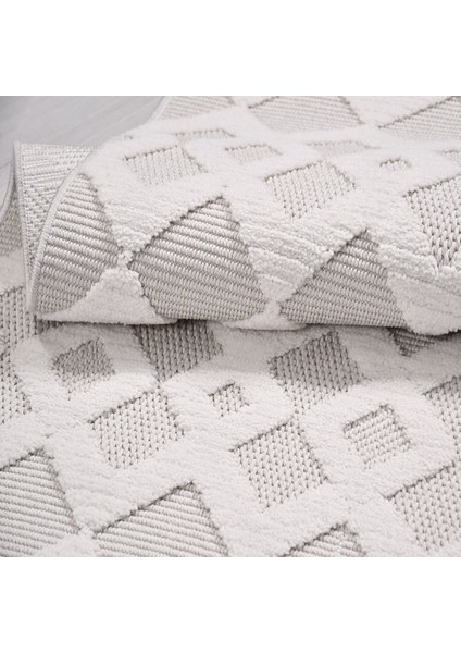 Peri - Kabartmalı Iskandinav Salon, Antre-Hol Koridor Halısı Dokuma Makine Halısı - PL03K fırsatları