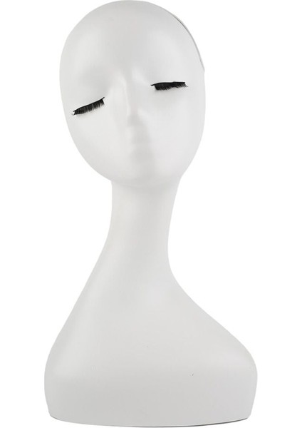 Peruk Mankeni / Beyaz / 45 cm