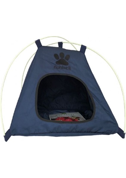 Nunbell Kedi Oyun Çadırı Kedi Evi Ufak Gri