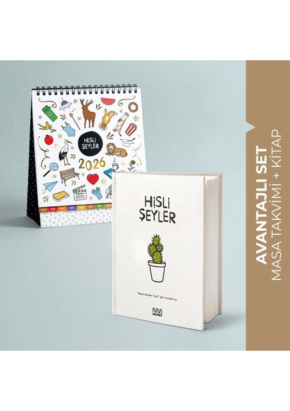 2026 Hisli Şeyler Takvimi & Kitap Seti