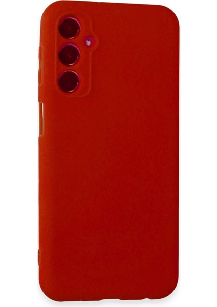 Samsung Galaxy M34 5g Kılıf First Silikon - Kırmızı (K95)