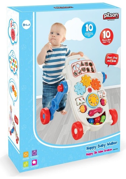 07 539M Happy Ilk Adım Arabası Mavi fiyatları