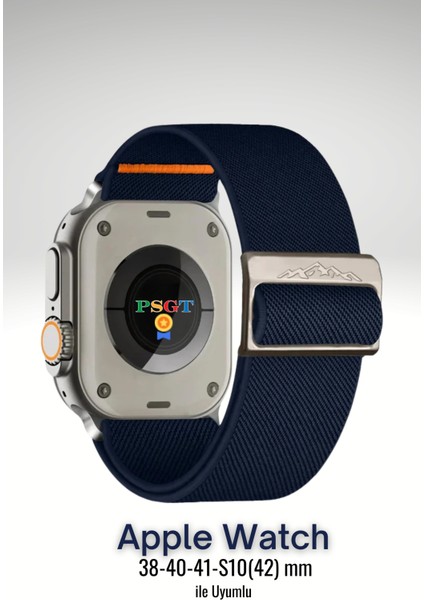 Apple Watch Band Uyumlu 38-40-41MM ve S10 42MM Climber Kordon Sport Kayışı