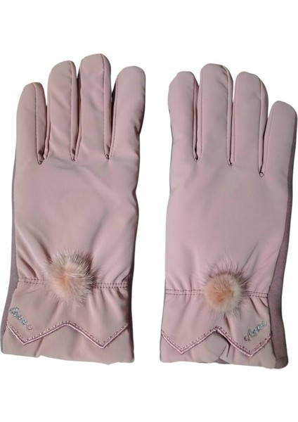 Paraşüt Kumaş Dokunmatik Içi Peluş Kadın Eldiven fiyatları
