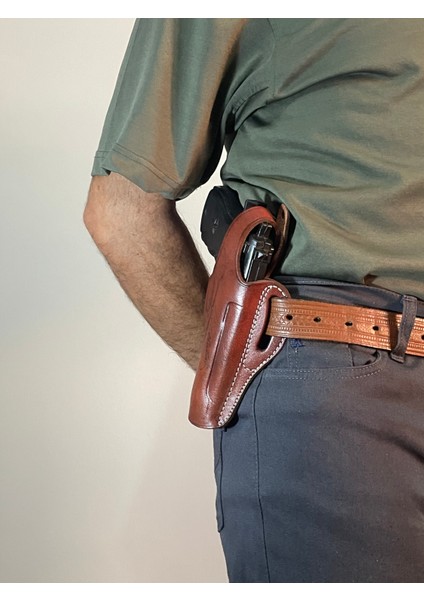 Erolav Cz Uyumlu Kilitli Tam Kelebek Dış Taşıma Taba Deri Silah Kılıfı fiyatları