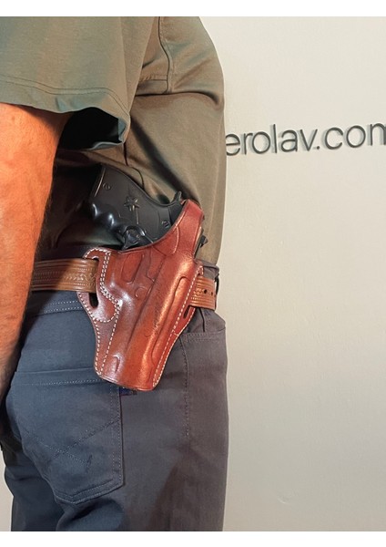 Erolav Cz Uyumlu Kilitli Tam Kelebek Dış Taşıma Taba Deri Silah Kılıfı fırsatları