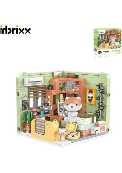 P885004 Panlos Kedi Odası 258 Parça Block Oyuncak