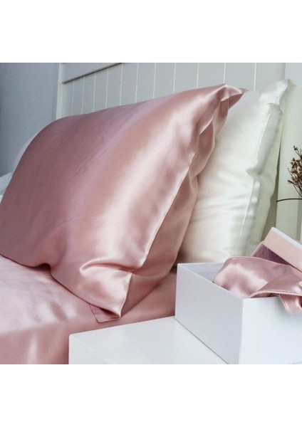 Antibakteriyel Terletmeyen Ipek Saten Yastık Kılıfı 2'li 50X70 Pembe fırsatları