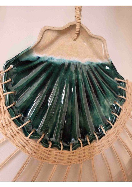 Bambu Ip Örgülü Seramik Duvar Yelpazesi fiyatları