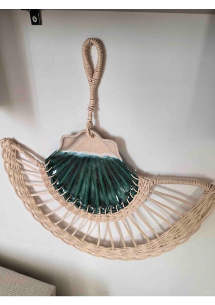 Bambu Ip Örgülü Seramik Duvar Yelpazesi modelleri