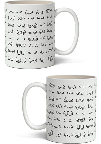 Meme Nipple Boobs Boobies Baskılı Kişiye Özel Beyaz Kupa Bardak - Sevgiliye Arkadaşa Hediye fiyatları