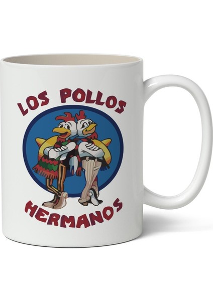 Los Pollos Hermanos Breaking Bad & Better Call Saul Beyaz Kupa Bardak Arkadaşa Sevgiliye Hediye