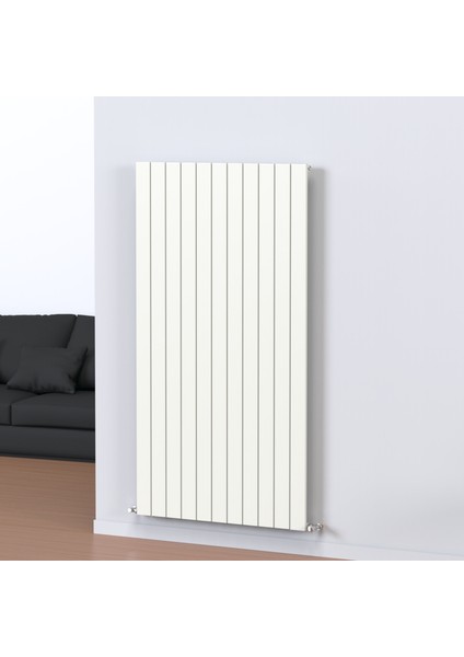 Hestia Alüminyum Radyatör 180CM Yükseklik x 99CM Genişlik (11 Dilimli) Beyaz