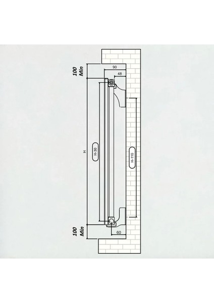 Hestia Alüminyum Radyatör 180CM Yükseklik x 99CM Genişlik (11 Dilimli) Beyaz fırsatları