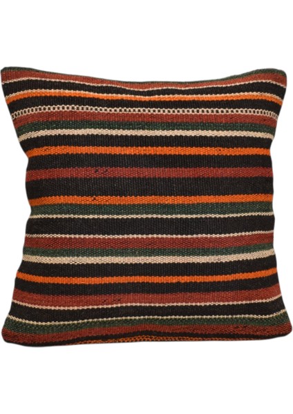 Yeni El Dokuma Dekoratif Kilim Kırlent Yastık Kılıfı 6539