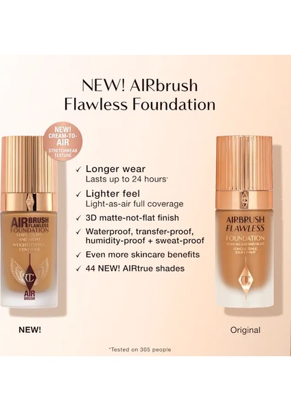 Airbrush Flawless Foundation - Tam Kapatıcı Hafif Fondöten 5 Cool (30 Ml)
