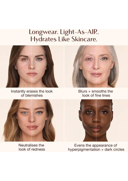 Airbrush Flawless Foundation - Tam Kapatıcı Hafif Fondöten 15 Warm (30 Ml)