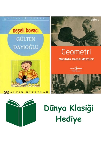 Neşeli Boyacı + Geometri + Dünya Klasiği Hediye