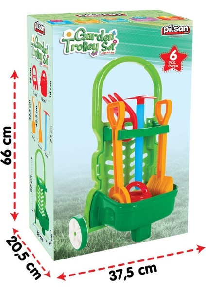 Oyuncak 07 619 Arabalı Bahçe Seti fırsatları