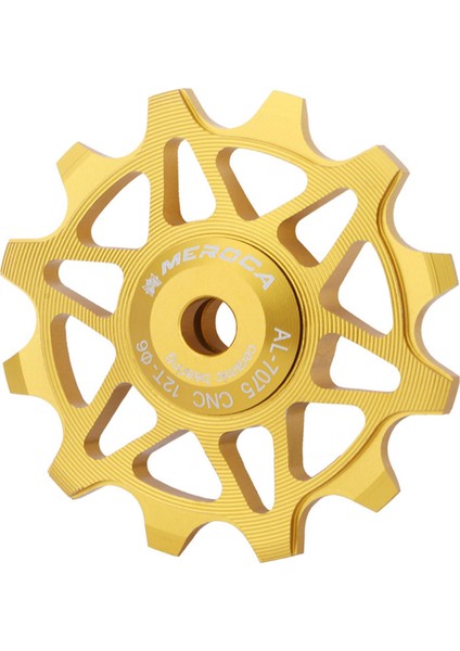 Yol Seramik Kasnak Attırıcı 12T/14T Rulman Jokey Tekerleği 12T Altın (Yurt Dışından)