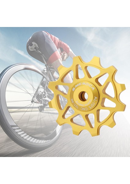 Yol Seramik Kasnak Attırıcı 12T/14T Rulman Jokey Tekerleği 12T Altın (Yurt Dışından) fırsatları