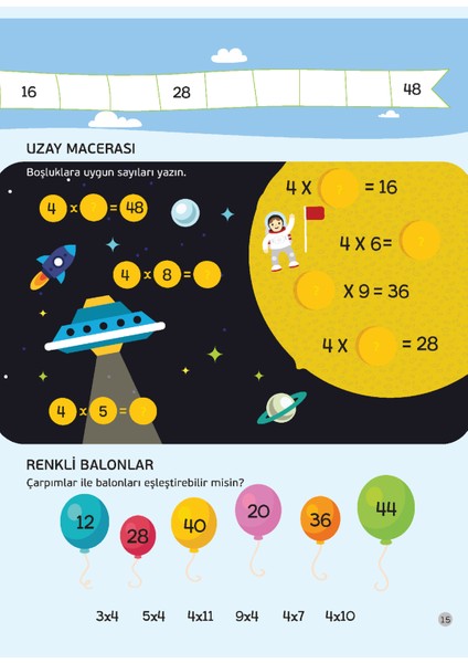 Zeka Sorularıyla Yedi Günde Çarpım Tablosu - Hüseyin Demir