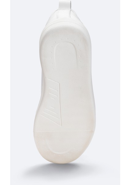 Erkek Beyaz %100 Deri Esnek Taban Hafif Casual Ayakkabı A51Y8001