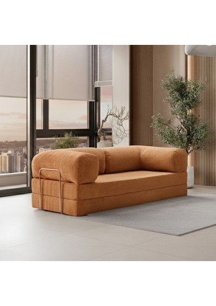 100X200 Kanepe: Yıkanabilir Fitilli Kadife Kumaş 50 Dns Bondex Sünger Koltuk Çok Amaçlı Aktivite Relax Koltuk indirimleri