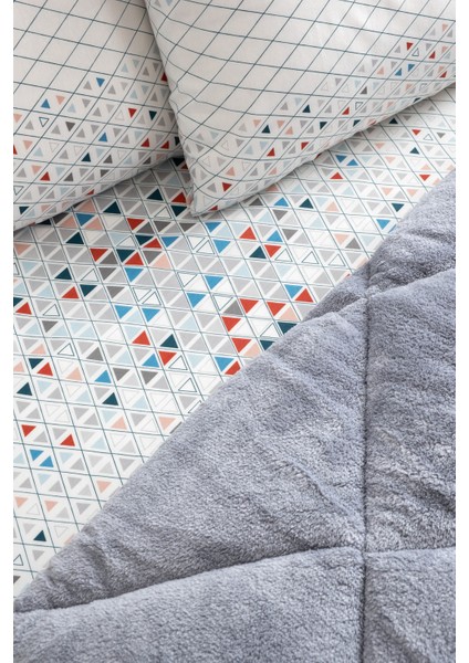 Evoria Tek Kişilik Wellsoft Yorgan Uyku Seti Lastikli Çarşaflı Yastık Kılıflı Tek Kişilik Uyku Seti fırsatları