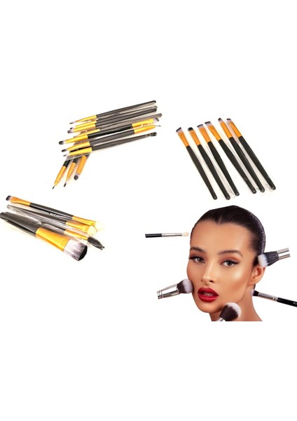 Siyah 20’li Profesyonel Makyaj Fırça Seti | Ultra Yumuşak Sentetik Kıllar | Pudra, Allık, Far, Fondöten ve Kapatıcı Uygulamaları Için Eksiksiz Set | Profesyonel & Günlük Kullanıma Uygun indirimleri