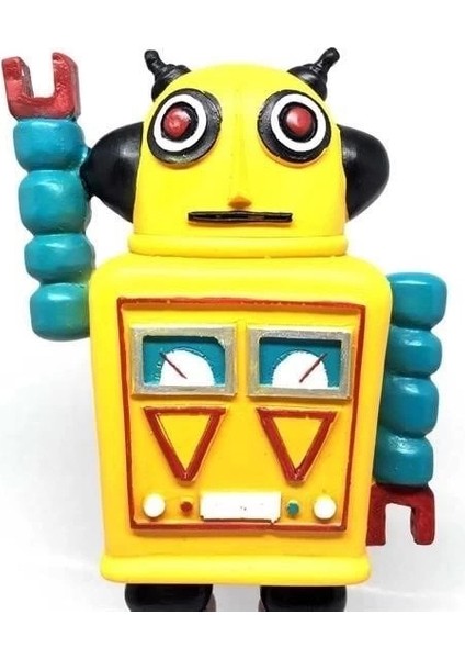 Decotown Nostaljik Sevimli Uzaylı Robot Şeklinde Figür Biblo indirimleri