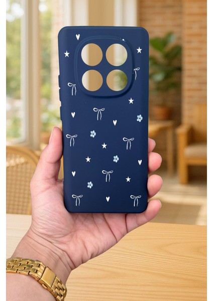 Xiaomi Redmi Note 14 Pro 4g -Mini Fiyonk Desenli Silikon Darbe Emici Klasik Korumalı Rubber Kılıf fiyatları