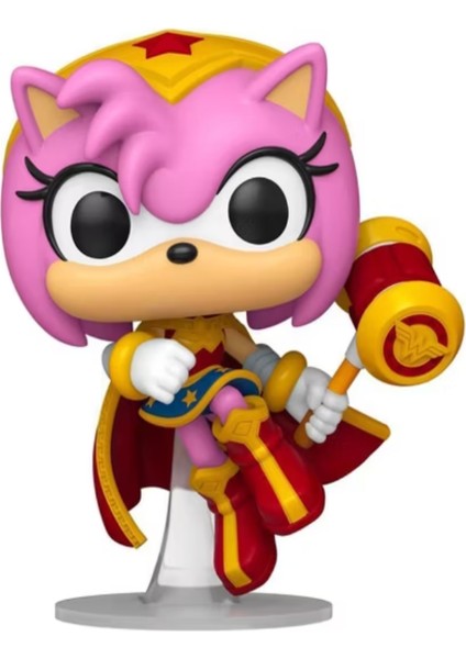 Pop Heroes : Amy Rose/wonder Woman - Sonic Special Edition