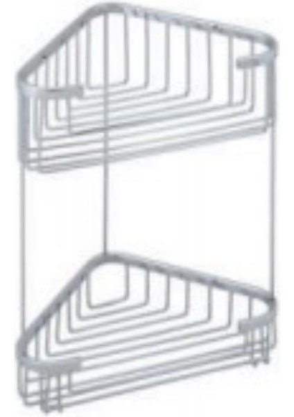 15X15 Ikili Köşe Süngerlik Krom