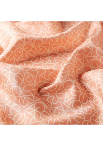 Ipekevi Typo Monogram Tivil Ipek Eşarp Somon fiyatları