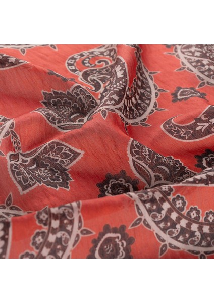 Ipekevi Mezopotamya Model 04 Desenli Tensel Eşarp Dağ Çileği fiyatları