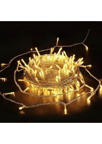 10 Metre 100 Ledli Fişli LED Işık Günışığı Dekor Lambası Yılbaşı Ağacı Işığı Organizasyon LED Işık