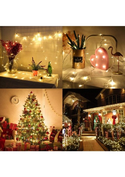 10 Metre 100 Ledli Fişli LED Işık Günışığı Dekor Lambası Yılbaşı Ağacı Işığı Organizasyon LED Işık modelleri